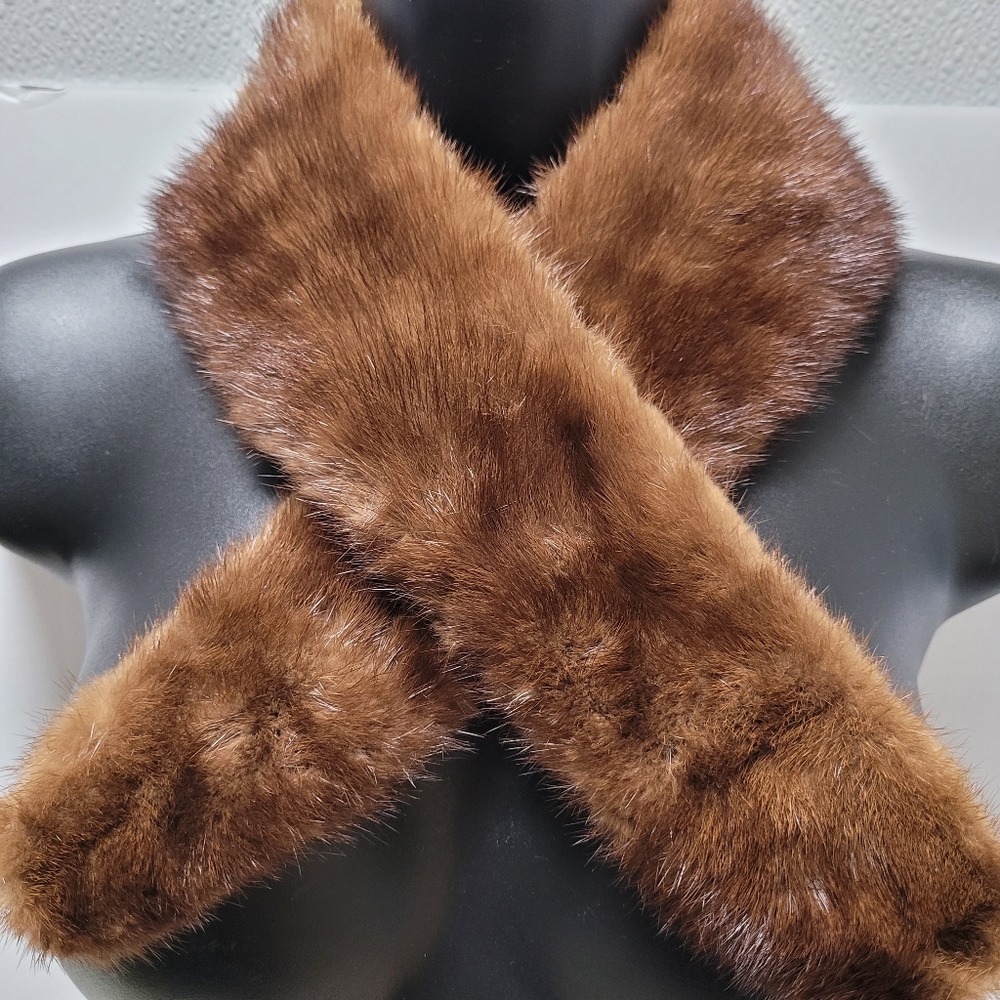 Vintage 60's Mink Gorgeous Stole So Fun, Glamorous &  Responsible